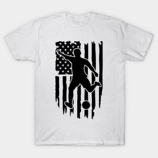 American Flag Soccer Shirt T-Shirt